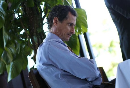 Former U.S. Congressman Anthony Weiner appears at a mayoral candidates forum in the Inwood section of upper Manhattan in New York, July 30, Former U.S. Congressman Anthony Weiner appears at a mayoral candidates forum in the Inwood section of upper Manhattan in New York, July 30,