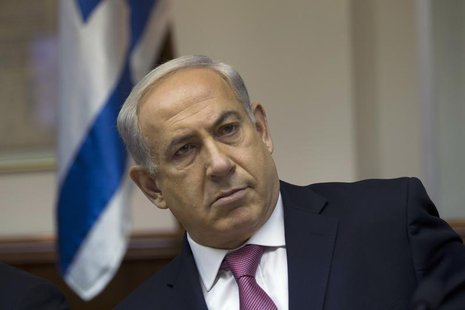 Israel's Prime Minister Benjamin Netanyahu attends the weekly cabinet meeting in Jerusalem July 28, 2013. REUTERS/Ronen Zvulun Israel's Prime Minister Benjamin Netanyahu attends the weekly cabinet meeting in Jerusalem July 28, 2013. REUTERS/Ronen Zvulun