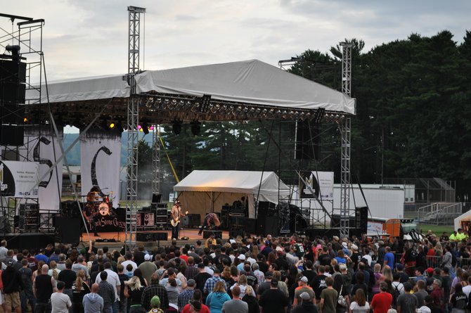 The crowd for Black Stone Cherry