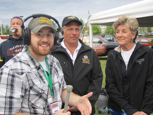 Jon, Chuck Miesfeld and Darla Rodgers