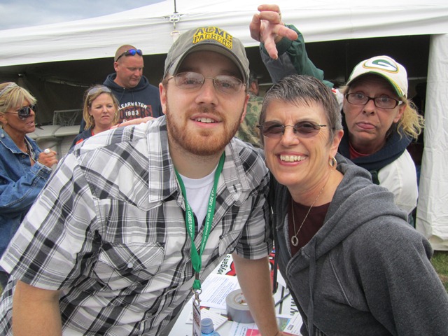 Jon and his mother at Lakeshore Weekend