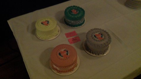 Cakes waiting for the ceremony Cakes waiting for the ceremony