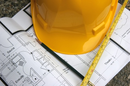 Construction Plans and Hard Hat Construction Plans and Hard Hat