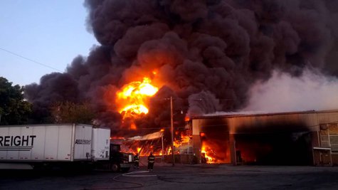 Fire At J&R Recycling In Hoopeston Fire At J&R Recycling In Hoopeston