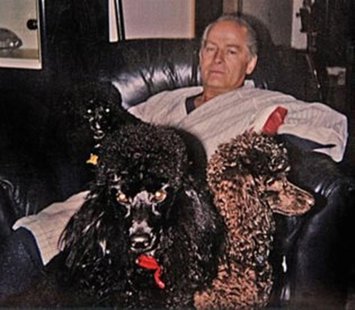 James "Whitey" Bulger is pictured with the dogs of his girlfriend Catherine Grieg in this undated photo provided to the court as evidence by James "Whitey" Bulger is pictured with the dogs of his girlfriend Catherine Grieg in this undated photo provided to the court as evidence by