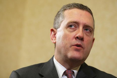 James Bullard, President of the St. Louis Federal Reserve Bank, speaks during an interview with Reuters in Boston, Massachusetts August 2, 2 James Bullard, President of the St. Louis Federal Reserve Bank, speaks during an interview with Reuters in Boston, Massachusetts August 2, 2