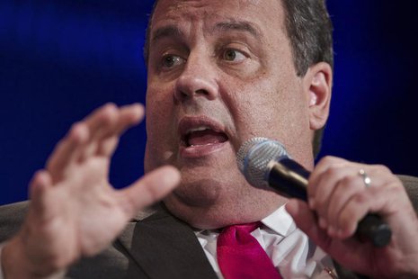 New Jersey Governor Chris Christie speaks during the Clinton Global Initiative America meeting in Chicago, Illinois, June 14, 2013. REUTERS/ New Jersey Governor Chris Christie speaks during the Clinton Global Initiative America meeting in Chicago, Illinois, June 14, 2013. REUTERS/