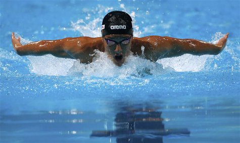Japan's Daiya Seto swims in the men's 400m individual medley heats during the World Swimming Championships at the Sant Jordi arena in Barcel Japan's Daiya Seto swims in the men's 400m individual medley heats during the World Swimming Championships at the Sant Jordi arena in Barcel