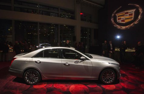 A 2014 Cadillac CTS sedan is displayed during an unveiling ceremony in New York, March 26, 2013. REUTERS/Lucas Jackson A 2014 Cadillac CTS sedan is displayed during an unveiling ceremony in New York, March 26, 2013. REUTERS/Lucas Jackson