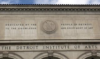 A detail of the facade of the Detroit Institute of Arts is seen in Detroit, Michigan June 2, 2013. REUTERS/Rebecca Cook A detail of the facade of the Detroit Institute of Arts is seen in Detroit, Michigan June 2, 2013. REUTERS/Rebecca Cook
