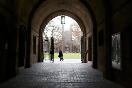 A woman walks through the Old Campus at Yale University in New Haven, Connecticut, November 28, 2012.
Credit: Reuters/Michelle McLoughlin A woman walks through the Old Campus at Yale University in New Haven, Connecticut, November 28, 2012.
Credit: Reuters/Michelle McLoughlin