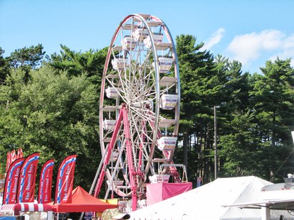 The Ferris Wheel on the midway at the Wisconsin Valley Fair The Ferris Wheel on the midway at the Wisconsin Valley Fair