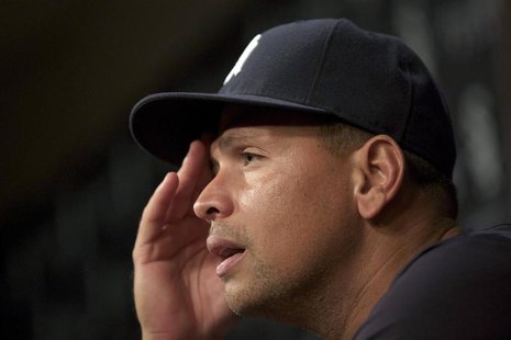 New York Yankees Alex Rodriguez pauses while speaking during a news conference in Chicago, August 5, 2013. Rodriguez, baseball's highest-pai New York Yankees Alex Rodriguez pauses while speaking during a news conference in Chicago, August 5, 2013. Rodriguez, baseball's highest-pai