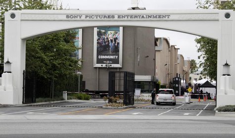 An entrance gate to Sony Pictures Entertainment at the Sony Pictures lot is pictured in Culver City, California April 14, 2013. REUTERS/Fred An entrance gate to Sony Pictures Entertainment at the Sony Pictures lot is pictured in Culver City, California April 14, 2013. REUTERS/Fred