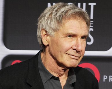 Actor Harrison Ford poses as he arrives at Target Presents AFI Night at the Movies in Hollywood April 24, 2013. REUTERS/Fred Prouser Actor Harrison Ford poses as he arrives at Target Presents AFI Night at the Movies in Hollywood April 24, 2013. REUTERS/Fred Prouser