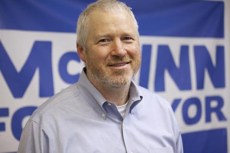 Seattle's Mayor Mike McGinn poses for a portrait at his campaign headquarters in Seattle, Washington August 6, 2013. REUTERS/David Ryder Seattle's Mayor Mike McGinn poses for a portrait at his campaign headquarters in Seattle, Washington August 6, 2013. REUTERS/David Ryder