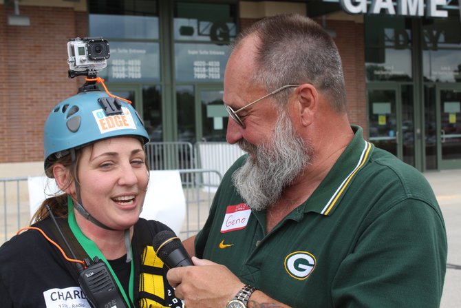 The Ultimate Lambeau Leap - Rappelling Lambeau Field for Special Olympics