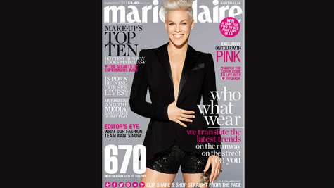 Image courtesy of Facebook.com/MarieClaireAu (via ABC News Radio) Image courtesy of Facebook.com/MarieClaireAu (via ABC News Radio)