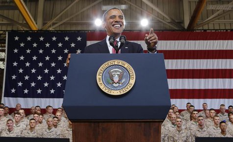 U.S. President Barack Obama speaks at Marine Corps Base-Camp Pendleton in California, August 7, 2013. REUTERS/Larry Downing U.S. President Barack Obama speaks at Marine Corps Base-Camp Pendleton in California, August 7, 2013. REUTERS/Larry Downing