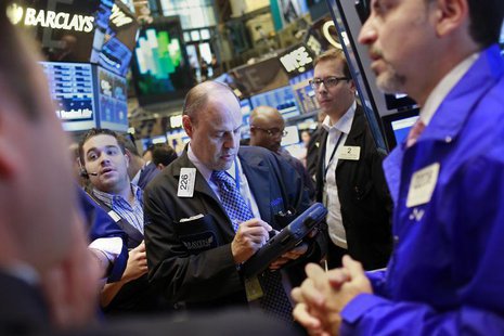 Traders work on the floor of the New York Stock Exchange August 9, 2013. REUTERS/Shannon Stapleton Traders work on the floor of the New York Stock Exchange August 9, 2013. REUTERS/Shannon Stapleton