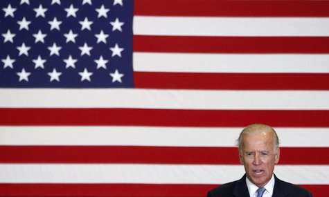U.S. Vice President Joe Biden speaks to sailors onboard the USS Freedom, the U.S. Navy's first littoral combat ship on rotational deployment U.S. Vice President Joe Biden speaks to sailors onboard the USS Freedom, the U.S. Navy's first littoral combat ship on rotational deployment