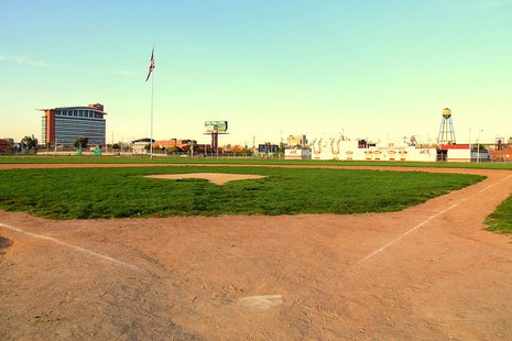 The old site of Tigers Stadium. The old site of Tigers Stadium.