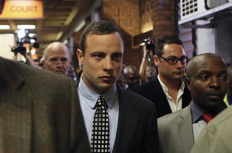 Oscar Pistorius leaves after court proceedings at the Pretoria Magistrates court June 4, 2013. REUTERS/Siphiwe Sibeko Oscar Pistorius leaves after court proceedings at the Pretoria Magistrates court June 4, 2013. REUTERS/Siphiwe Sibeko