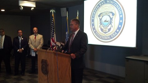 Wisconsin Attorney General J.B. Van Hollen announces a $25,000 state grant to the Green Bay Police Department to fight heroin abuse and addiction. (Photo by: Jeff Flynt). Wisconsin Attorney General J.B. Van Hollen announces a $25,000 state grant to the Green Bay Police Department to fight heroin abuse and addiction. (Photo by: Jeff Flynt).
