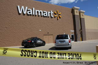 A shooting at Walmart in Neenah sends one woman to the hospital. (Photo courtesy of Fox 11 WLUK-TV) A shooting at Walmart in Neenah sends one woman to the hospital. (Photo courtesy of Fox 11 WLUK-TV)