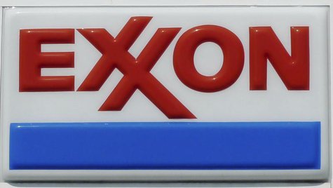 The Exxon corporate logo is pictured at one of the company's gas stations in Arlington, Virginia, August 10, 2011. REUTERS/Jason Reed The Exxon corporate logo is pictured at one of the company's gas stations in Arlington, Virginia, August 10, 2011. REUTERS/Jason Reed