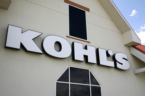 The sign outside the Kohl's store in Westminster, Colorado August 14, 2008. REUTERS/Rick Wilking The sign outside the Kohl's store in Westminster, Colorado August 14, 2008. REUTERS/Rick Wilking
