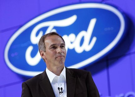 Roelant de Waard speaks at the launch of Ford's new environmentally friendly cars that run on bio ethanol fuel at the British International Roelant de Waard speaks at the launch of Ford's new environmentally friendly cars that run on bio ethanol fuel at the British International