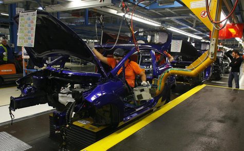 General view of the assembly line of the new Ford Fiesta in Cologne, February 4, 2013. REUTERS/Wolfgang Rattay General view of the assembly line of the new Ford Fiesta in Cologne, February 4, 2013. REUTERS/Wolfgang Rattay