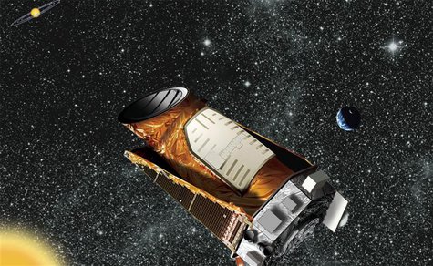 An artist's composite of the Kepler telescope is seen in this undated NASA handout image. Two of Kepler's four gyroscope-like reaction wheel An artist's composite of the Kepler telescope is seen in this undated NASA handout image. Two of Kepler's four gyroscope-like reaction wheel