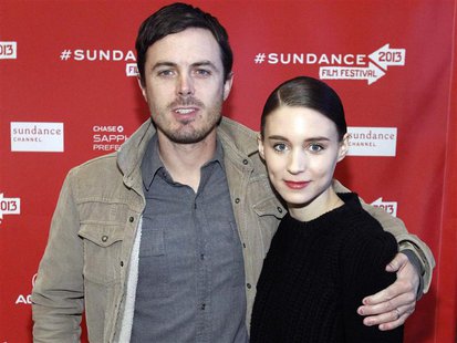 Cast members Casey Affleck and Rooney Mara pose at the premiere of "Ain't Them Bodies Saints" during the Sundance Film Festival in Park City Cast members Casey Affleck and Rooney Mara pose at the premiere of "Ain't Them Bodies Saints" during the Sundance Film Festival in Park City