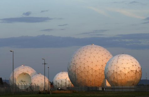 A general view of the large former monitoring base of the U.S. intelligence organization National Security Agency (NSA) is pictured during s A general view of the large former monitoring base of the U.S. intelligence organization National Security Agency (NSA) is pictured during s