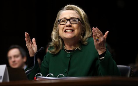 U.S. Secretary of State Hillary Clinton responds forcefully to intense questioning on the September attacks on U.S. diplomatic sites in Beng U.S. Secretary of State Hillary Clinton responds forcefully to intense questioning on the September attacks on U.S. diplomatic sites in Beng