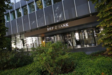 The headquarters of BHF-Bank is pictured in Frankfurt September 20, 2012. REUTERS/Kai Pfaffenbach The headquarters of BHF-Bank is pictured in Frankfurt September 20, 2012. REUTERS/Kai Pfaffenbach