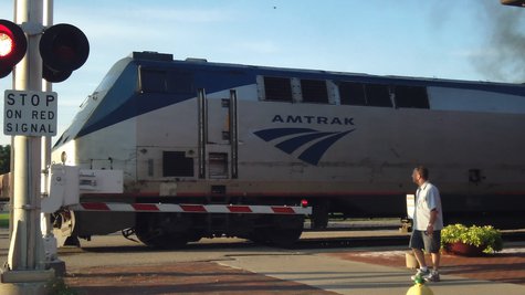 The Wolverine leaves Kalamazoo bound for Chicago. The Wolverine leaves Kalamazoo bound for Chicago.