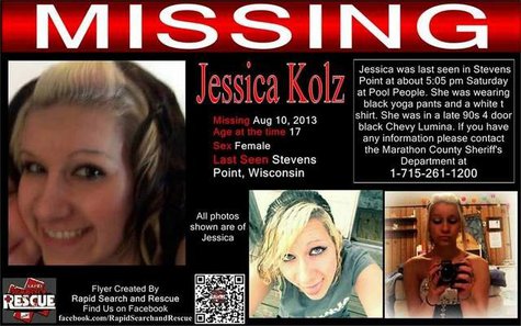 Jessica Kolz poster, by Rapid Search and Rescue Jessica Kolz poster, by Rapid Search and Rescue