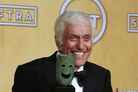 Actor Dick Van Dyke Life holds his award backstage after recieving the life achievement award at the 19th annual Screen Actors Guild Awards Actor Dick Van Dyke Life holds his award backstage after recieving the life achievement award at the 19th annual Screen Actors Guild Awards