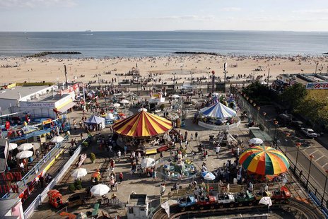 With the Labor Day weekend being the unofficial end of summer, people went to the Coney Island amusement park to enjoy the great weather and With the Labor Day weekend being the unofficial end of summer, people went to the Coney Island amusement park to enjoy the great weather and