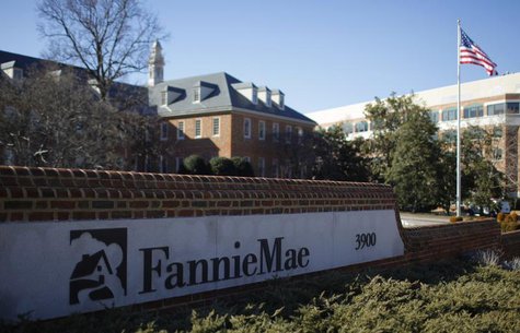 A sign in front of the Fannie Mae headquarters is photographed in Washington February 11, 2011. REUTERS/Molly Riley A sign in front of the Fannie Mae headquarters is photographed in Washington February 11, 2011. REUTERS/Molly Riley
