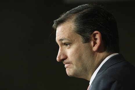 U.S. Senator Ted Cruz (R-TX) speaks against pending immigration legislation during a news conference at the U.S. Capitol in Washington, June U.S. Senator Ted Cruz (R-TX) speaks against pending immigration legislation during a news conference at the U.S. Capitol in Washington, June
