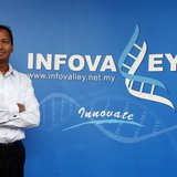 Infovalley Group Chief Executive Mathavan Chandran poses at his office in Kuala Lumpur, in this picture taken June 24, 2013. REUTERS/Bazuki Infovalley Group Chief Executive Mathavan Chandran poses at his office in Kuala Lumpur, in this picture taken June 24, 2013. REUTERS/Bazuki
