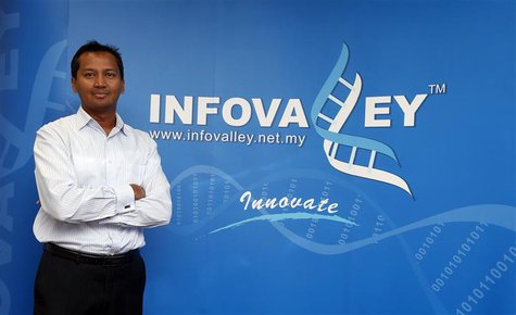 Infovalley Group Chief Executive Mathavan Chandran poses at his office in Kuala Lumpur, in this picture taken June 24, 2013. REUTERS/Bazuki Infovalley Group Chief Executive Mathavan Chandran poses at his office in Kuala Lumpur, in this picture taken June 24, 2013. REUTERS/Bazuki