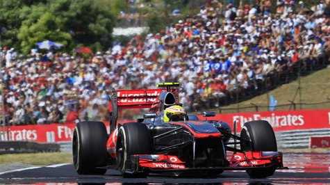 McLaren Formula One driver Sergio Perez of Mexico drives during the Hungarian F1 Grand Prix at the Hungaroring circuit in Mogyorod, near Bud McLaren Formula One driver Sergio Perez of Mexico drives during the Hungarian F1 Grand Prix at the Hungaroring circuit in Mogyorod, near Bud