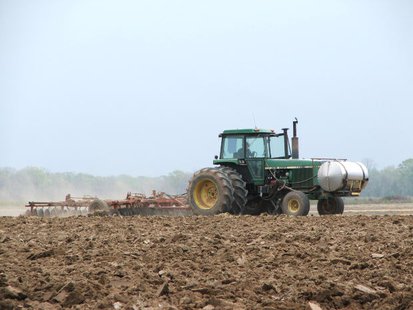 Tractor and disk
Tractor and disk