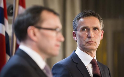 Norway's Prime Minister Jens Stoltenberg (R) and Minister of Foreign Affairs Espen Barth Eide speaks about the hostage situation in Algeria Norway's Prime Minister Jens Stoltenberg (R) and Minister of Foreign Affairs Espen Barth Eide speaks about the hostage situation in Algeria