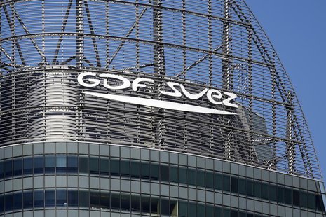 The logo of French group GDF Suez is seen on a building in the financial district of La Defense, near Paris August 1, 2013. REUTERS/Benoit T The logo of French group GDF Suez is seen on a building in the financial district of La Defense, near Paris August 1, 2013. REUTERS/Benoit T